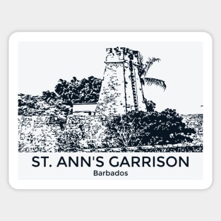 St. Ann's Garrison - Barbados Sticker